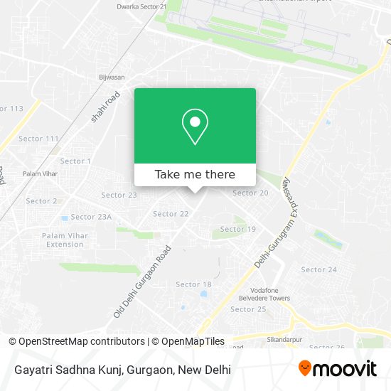 Gayatri Sadhna Kunj, Gurgaon map