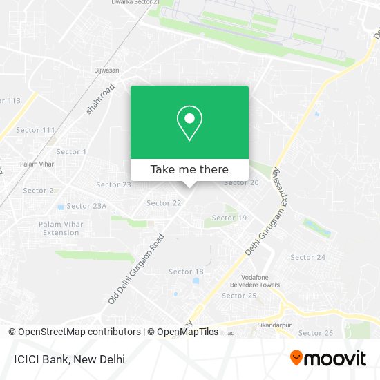 ICICI Bank map