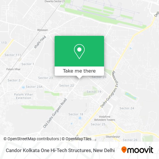 Candor Kolkata One Hi-Tech Structures map
