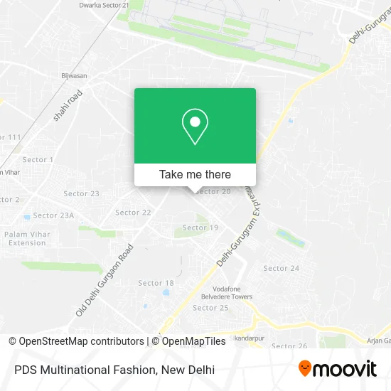 PDS Multinational Fashion map
