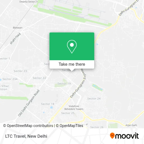 LTC Travel map