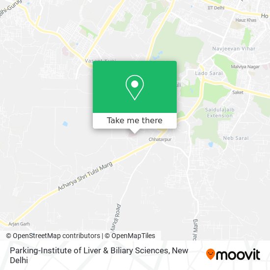 Parking-Institute of Liver & Biliary Sciences map