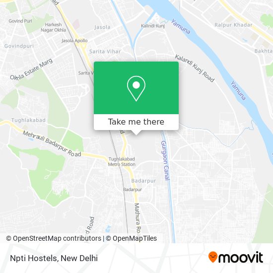 Npti Hostels map