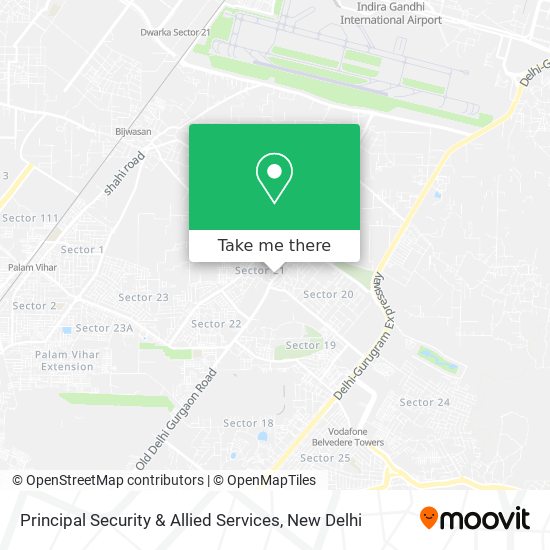 Principal Security & Allied Services map