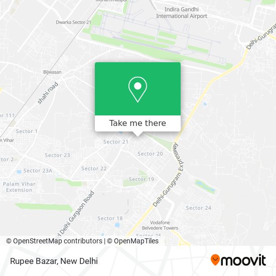 Rupee Bazar map