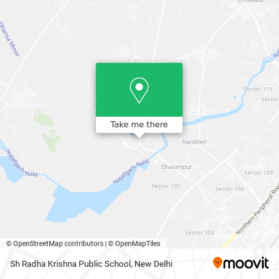 Sh Radha Krishna Public School map