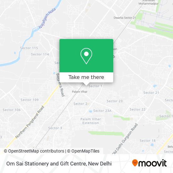 Om Sai Stationery and Gift Centre map