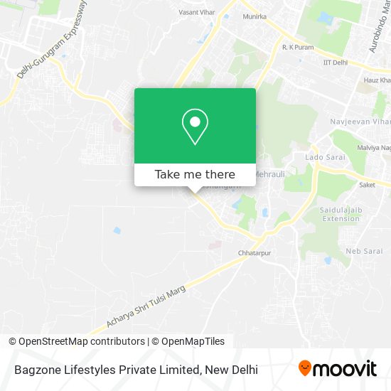 Bagzone Lifestyles Private Limited map