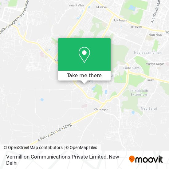 Vermillion Communications Private Limited map