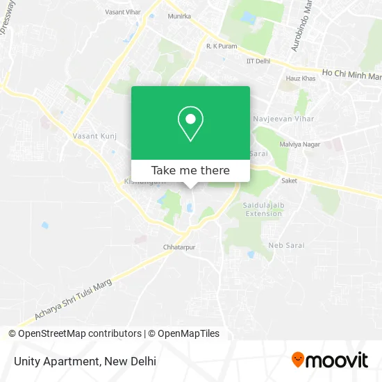 Unity Apartment map