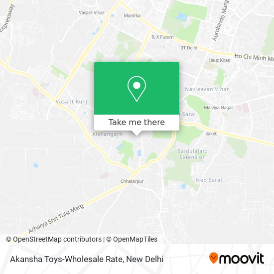 Akansha Toys-Wholesale Rate map