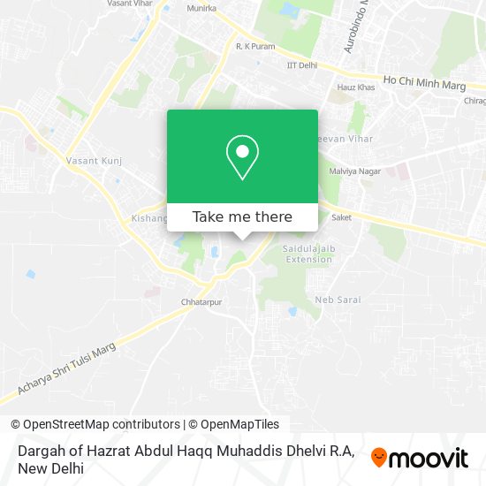 Dargah of Hazrat Abdul Haqq Muhaddis Dhelvi R.A map