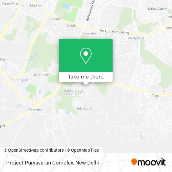 Project Paryavaran Complex map