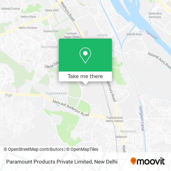 Paramount Products Private Limited map