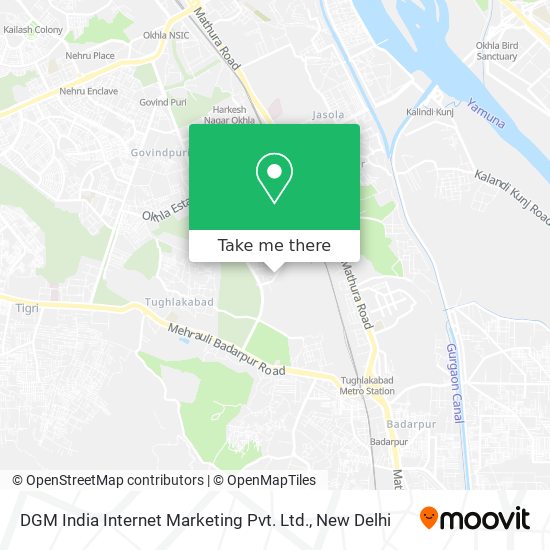 DGM India Internet Marketing Pvt. Ltd. map