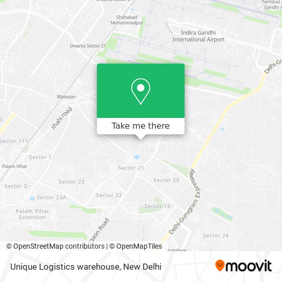 Unique Logistics warehouse map