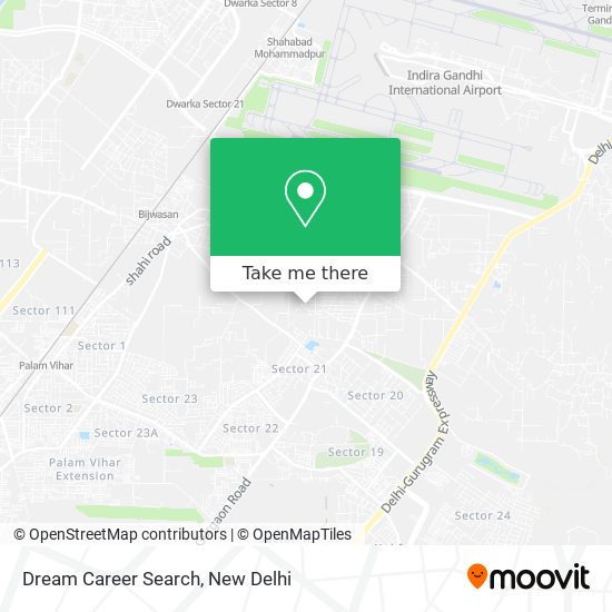 Dream Career Search map