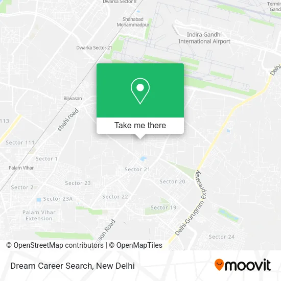 Dream Career Search map