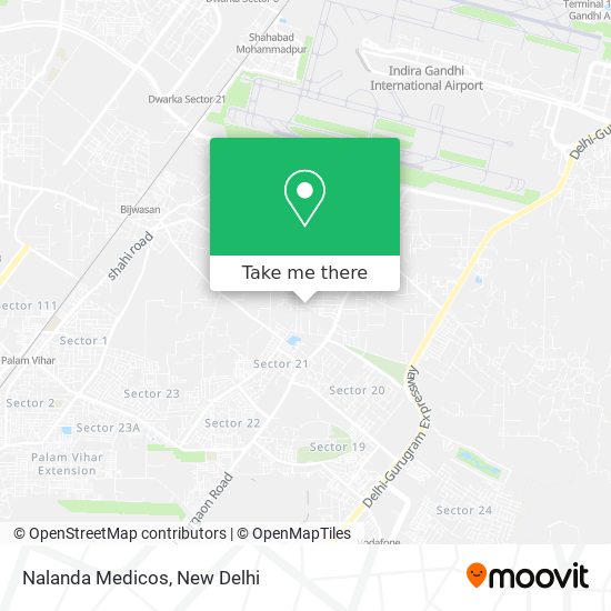 Nalanda Medicos map