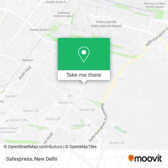 Safexpress map