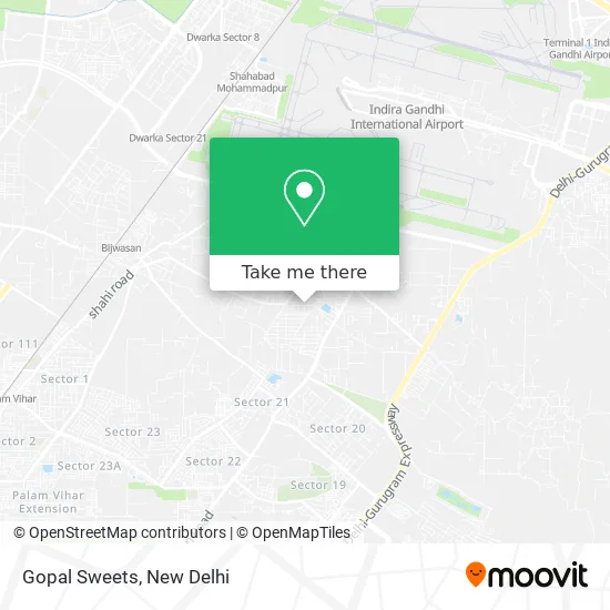 Gopal Sweets map