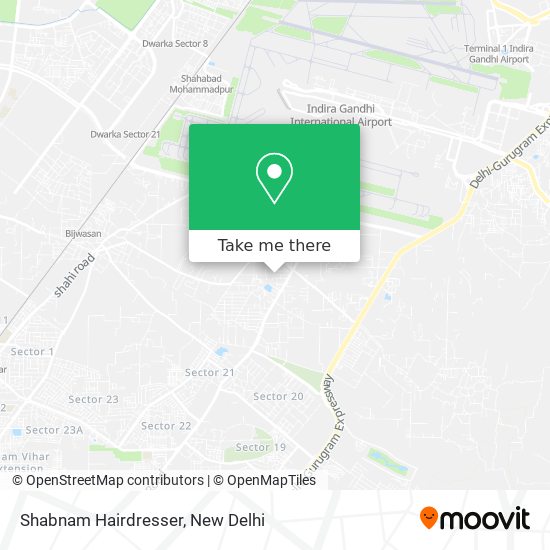 Shabnam Hairdresser map