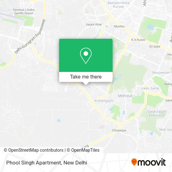 Phool Singh Apartment map