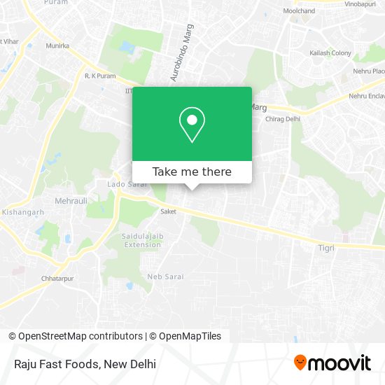 Raju Fast Foods map