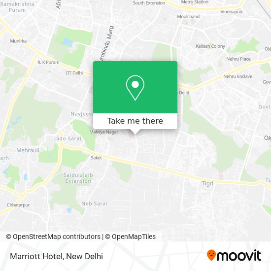 Marriott Hotel map