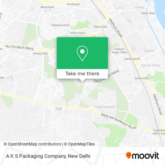 A K S Packaging Company map