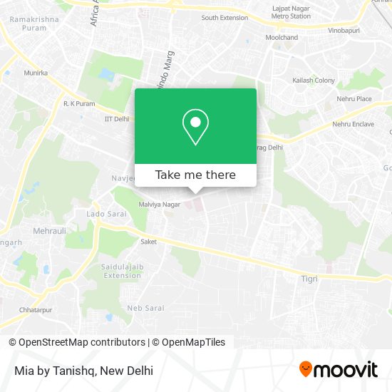 Mia by Tanishq map