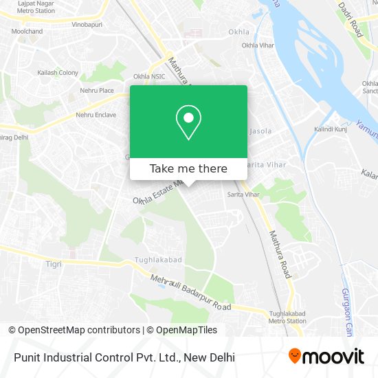 Punit Industrial Control Pvt. Ltd. map