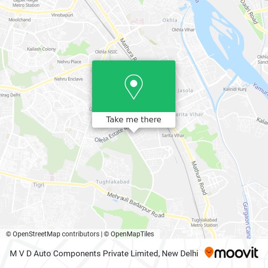 M V D Auto Components Private Limited map