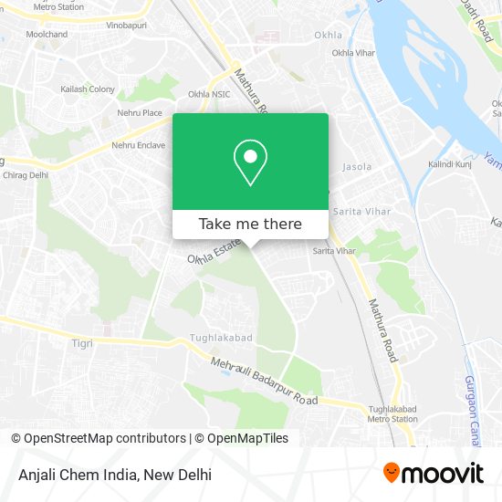 Anjali Chem India map