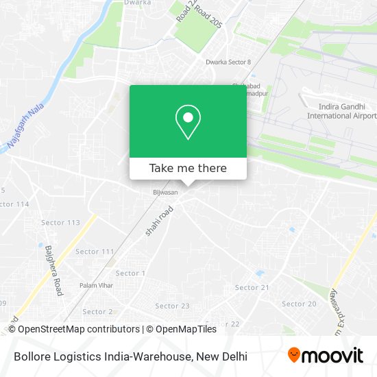 Bollore Logistics India-Warehouse map