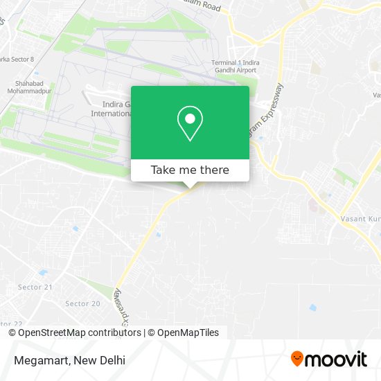 Megamart map