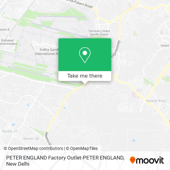 PETER ENGLAND Factory Outlet-PETER ENGLAND map