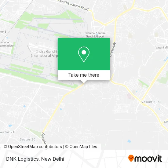 DNK Logistics map