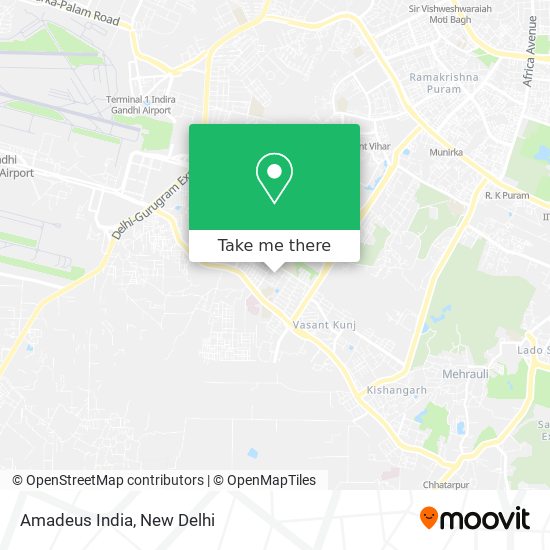 Amadeus India map