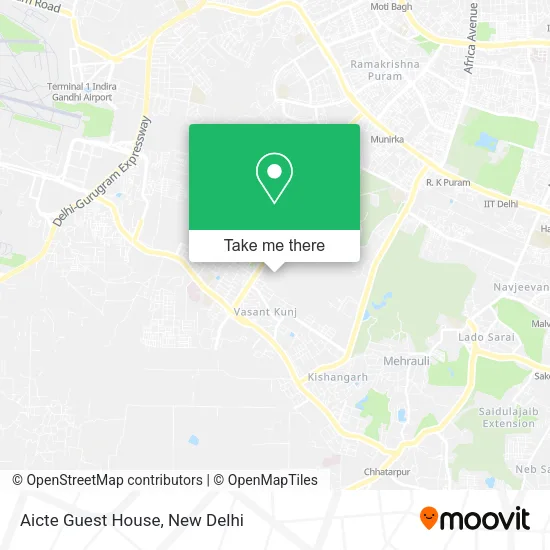 Aicte Guest House map