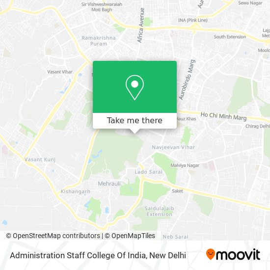 Administration Staff College Of India map