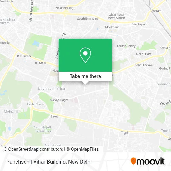 Panchschil Vihar Building map