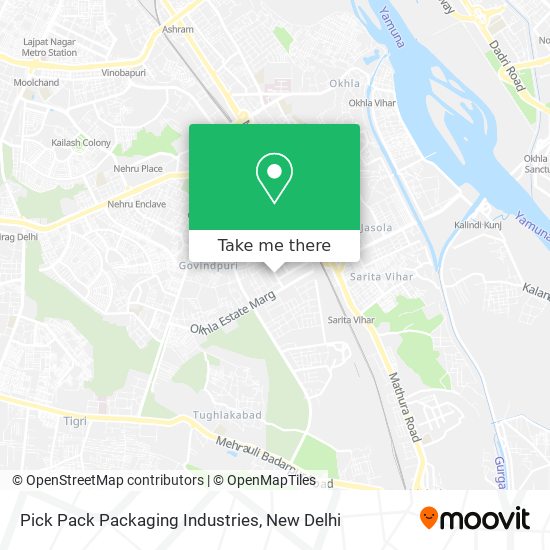 Pick Pack Packaging Industries map