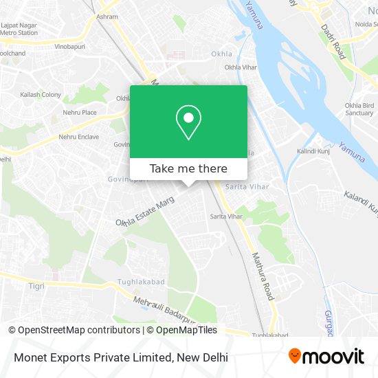 Monet Exports Private Limited map