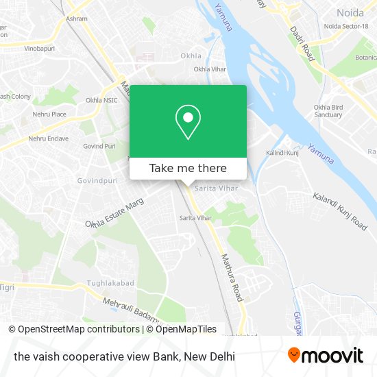 the vaish cooperative view Bank map