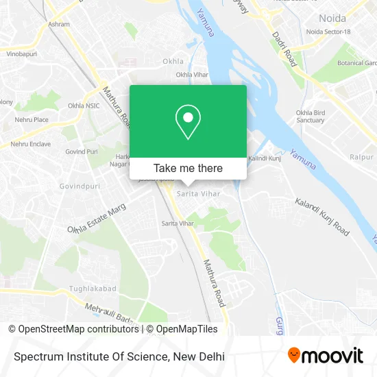 Spectrum Institute Of Science map