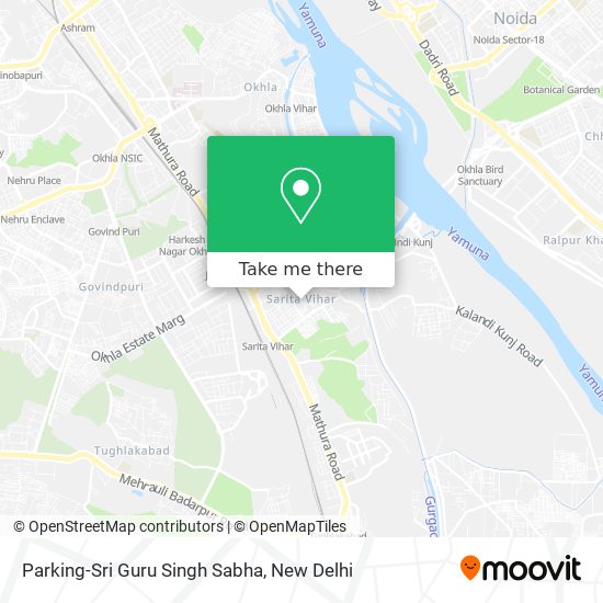Parking-Sri Guru Singh Sabha map