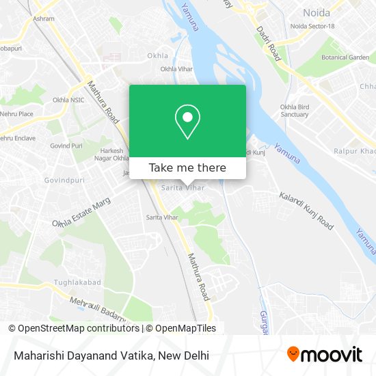 Maharishi Dayanand Vatika map