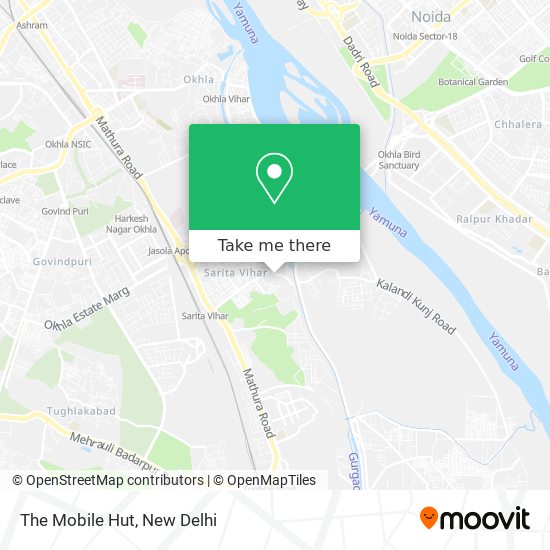 The Mobile Hut map