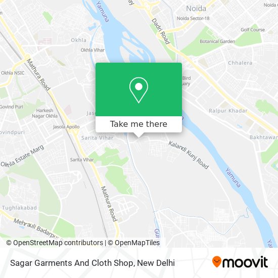 Sagar Garments And Cloth Shop map